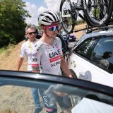 Joao Almeida n'a pas pu continuer le Tour de France KEYSTONE/EPA/CHRISTOPHE PETIT TESSON